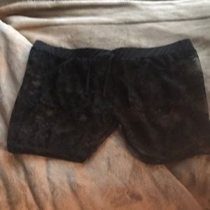NWOT Lace coverup shorts